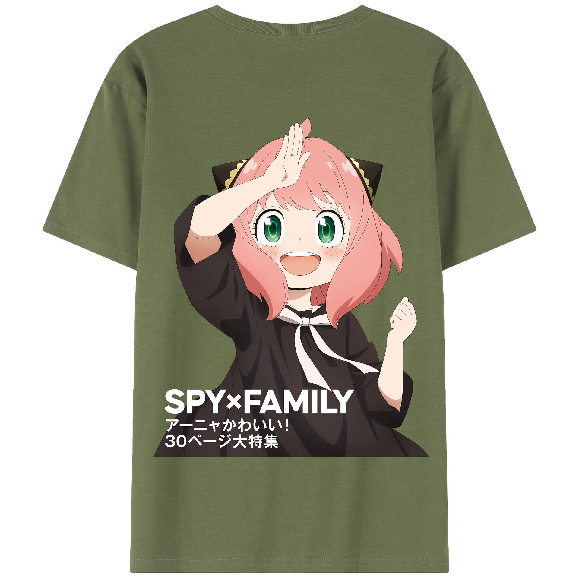（画像用） SPY×FAMILY间谍家家酒 綿100％半袖Tシャツ（背面プリント）